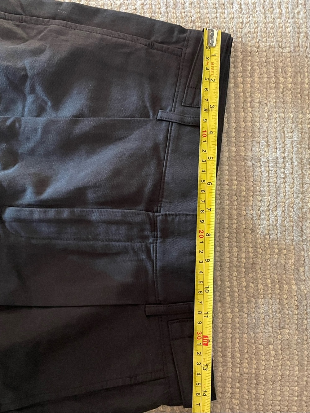 Madewell High-Rise Barrel-Leg Pants Black Linen Blend 2 NWT Trousers Workwear - Picture 4 of 6